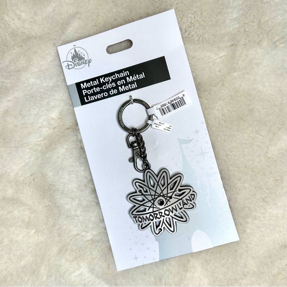 Disney Parks Tomorrowland Metal Keychain